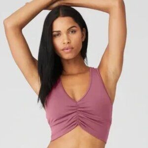 ALO Yoga Wild Thing Bra - Small - Mars Clay - Airbrush